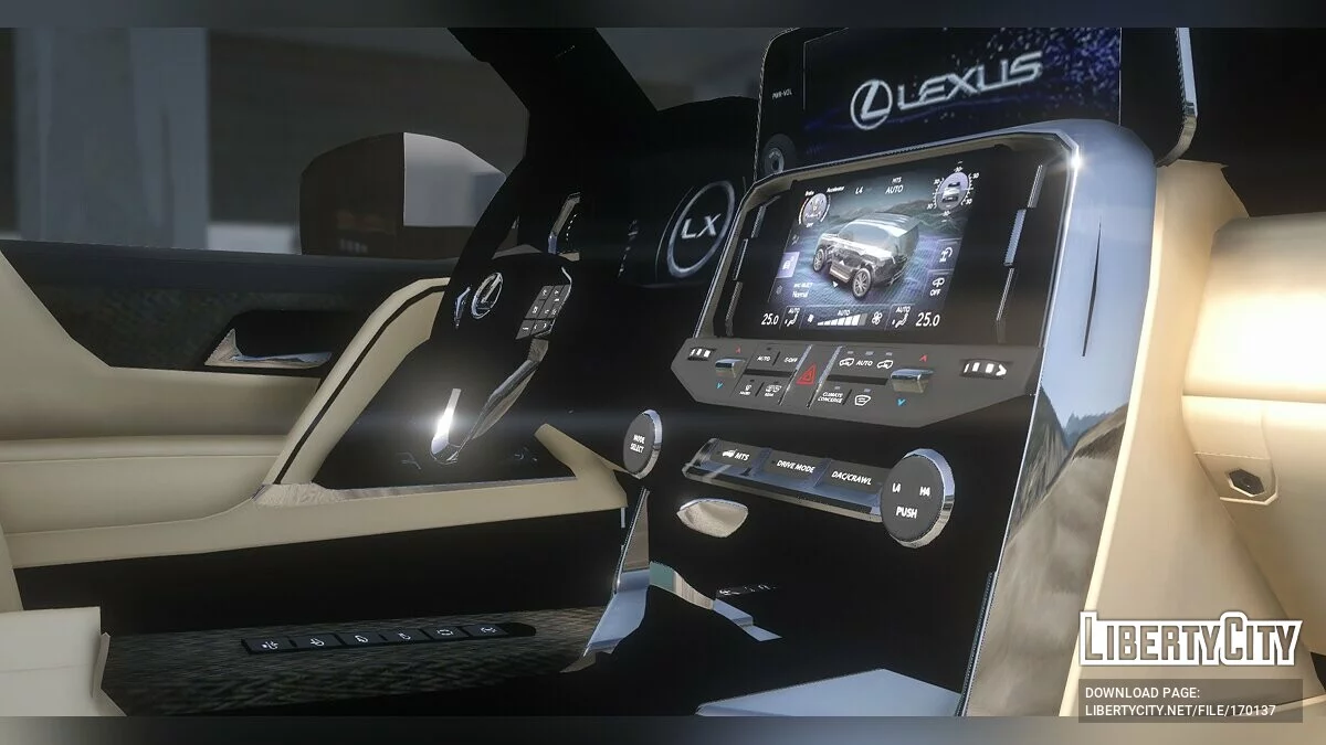 Lexus LX600 2022 v3.0 / GTA 5
