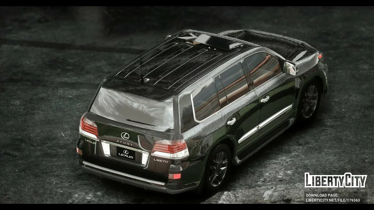 Lexus LX570 2015 Спорт v1.0 / GTA 5