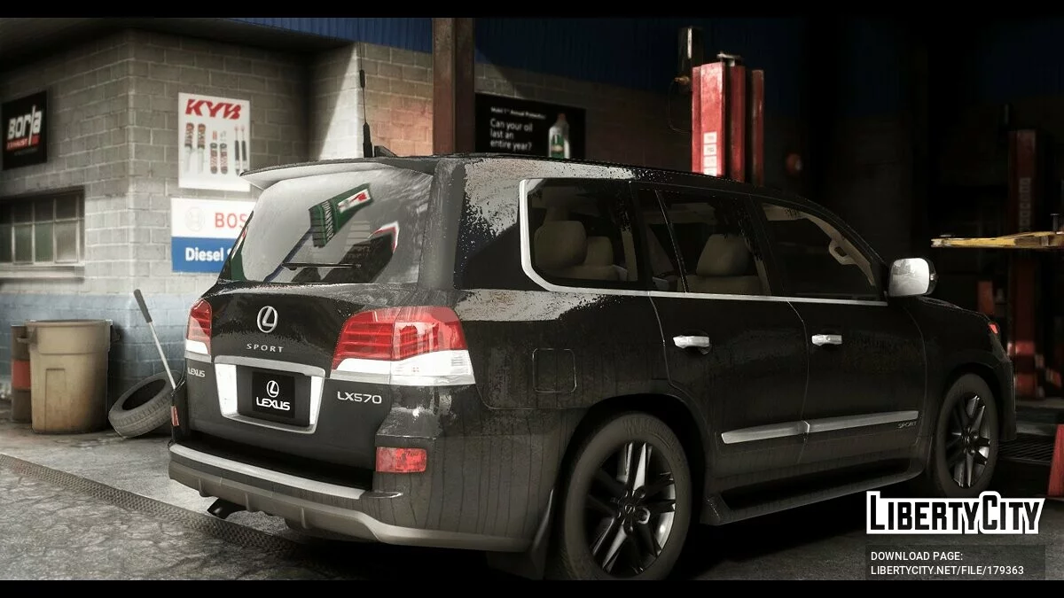 Lexus LX570 2015 Спорт v1.0 / GTA 5