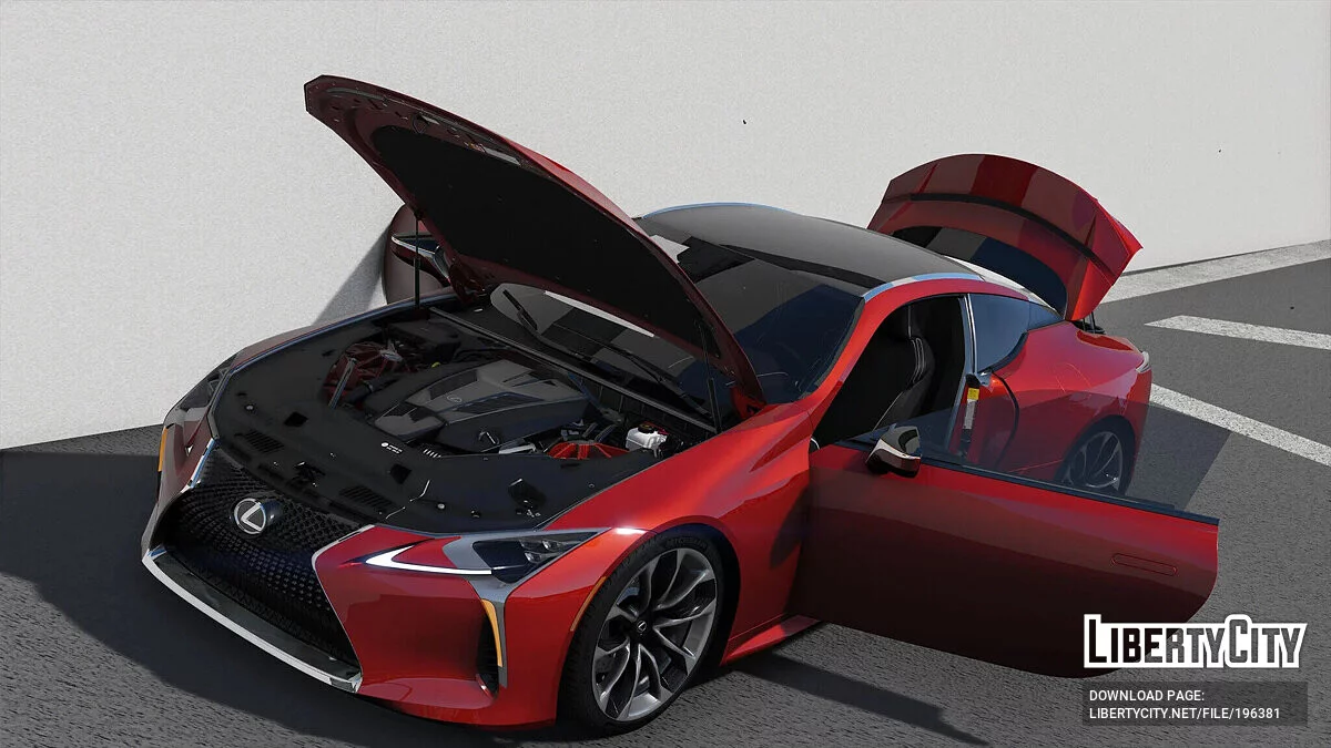 Lexus LC500 2021 v1.0 / GTA 5