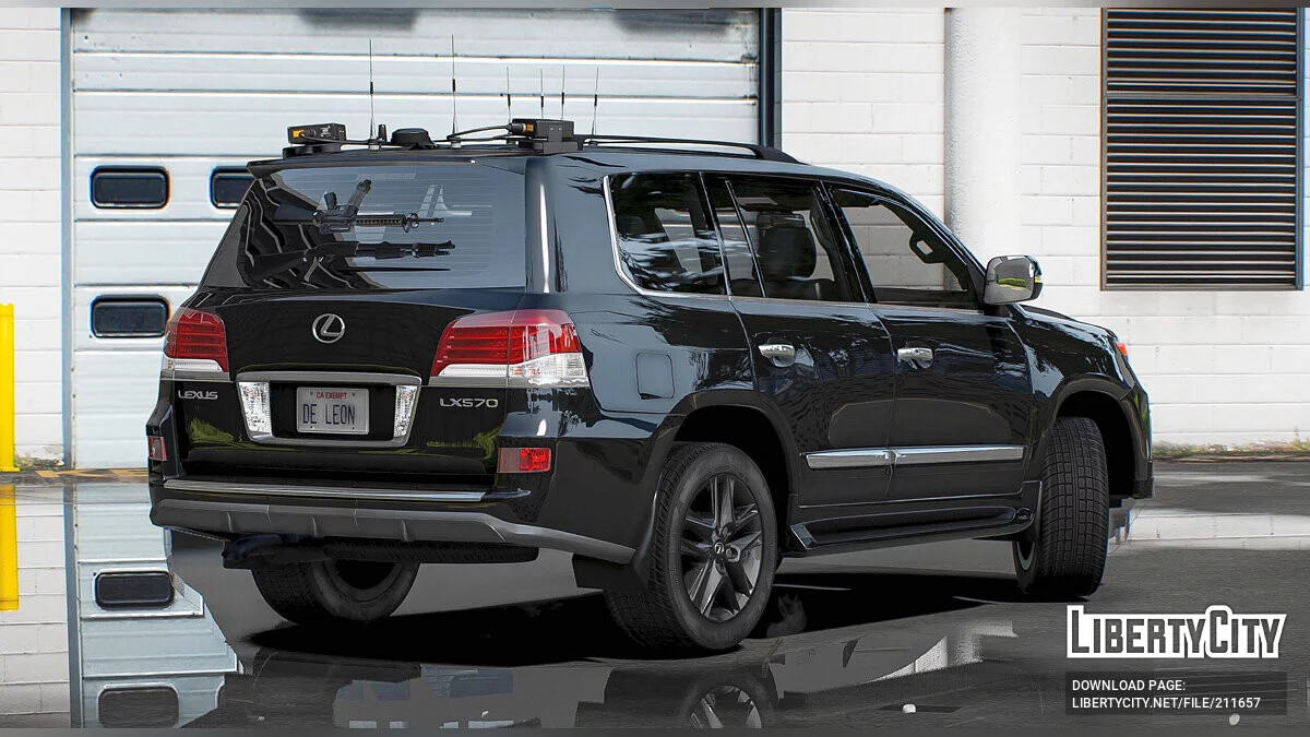 Lexus LX570 2014 UNMARKED / GTA 5