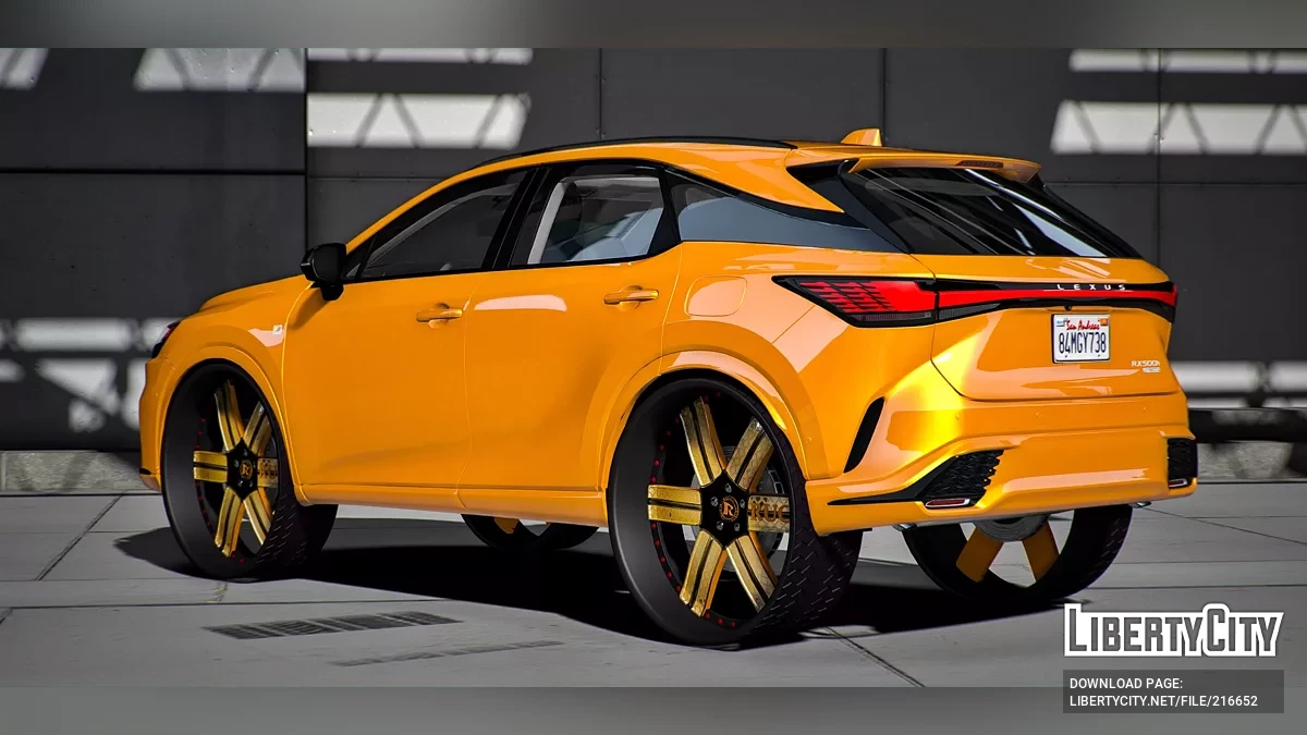 雷克萨斯 RX 2024 Rucci Gucci Donk / GTA 5