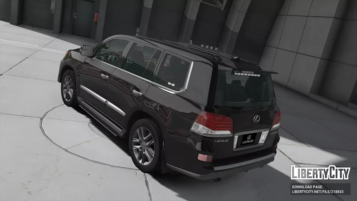 Lexus LX 570 non marqué / GTA 5