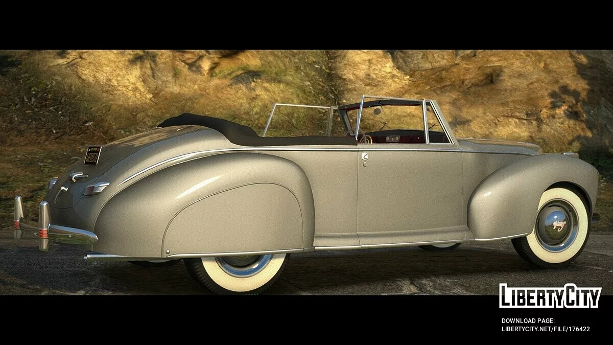 Lincoln Zephyr Convertible 1941 v1.0 / GTA 5
