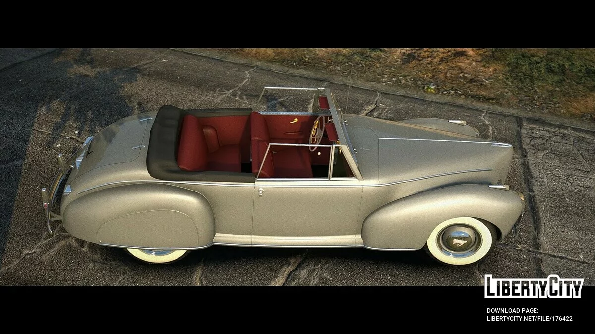 1941 Lincoln Zephyr Convertible v1.0 / GTA 5