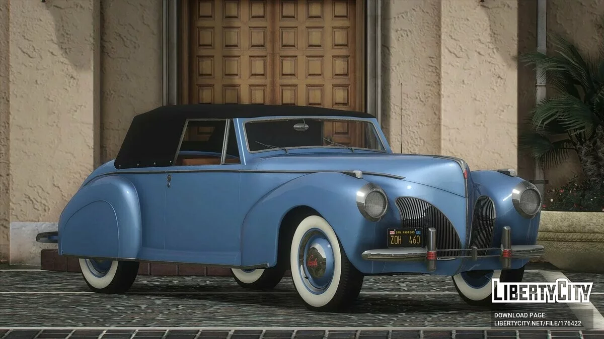 Lincoln Zephyr Convertible 1941 v1.0 / GTA 5