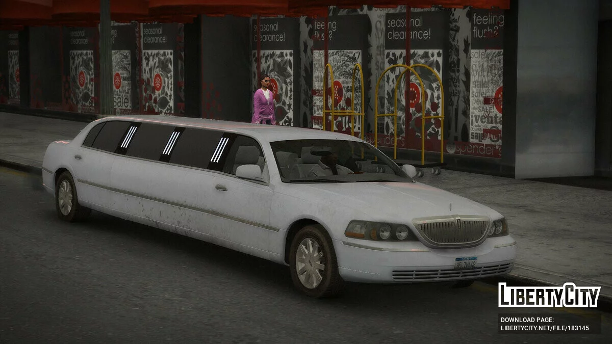 Лімузин Lincoln Town Car 2003-2010 [Add-On / Replace | LODs] 2.0 / GTA 5