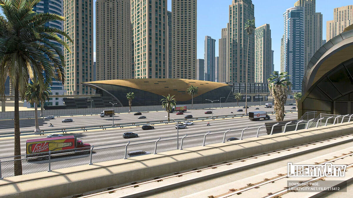 Autostrada Dubaj v1.2 / GTA 5
