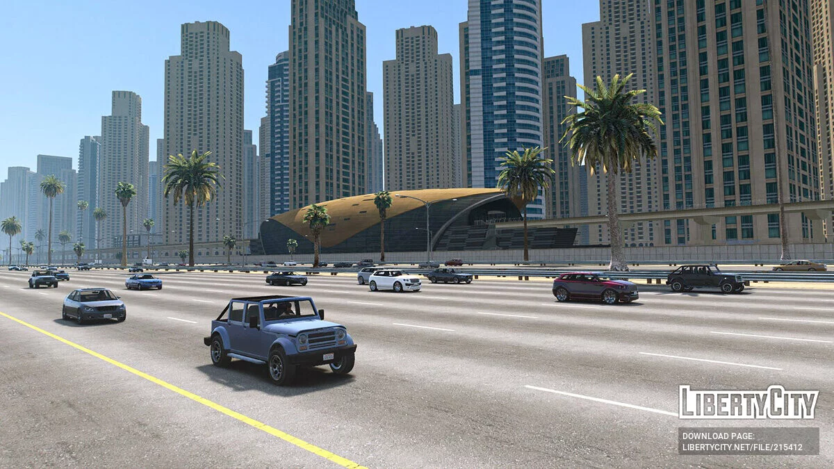 Autostrada Dubaj v1.2 / GTA 5