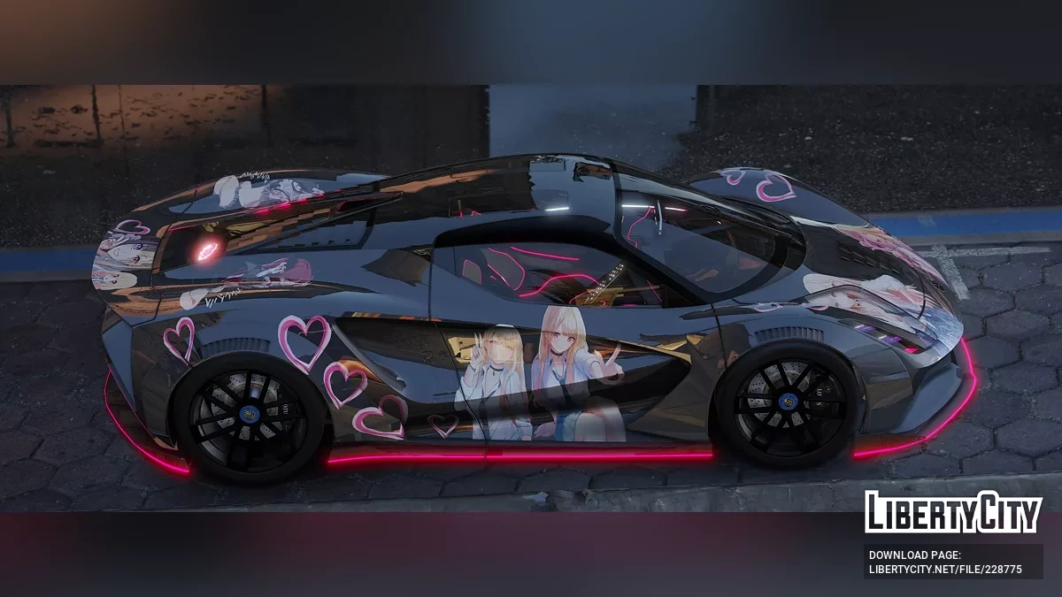 莲花Evija - 宽体概念 v1.0 / GTA 5