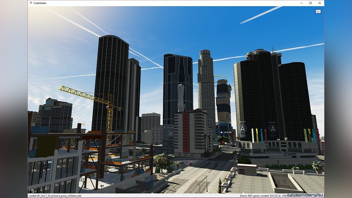 Grand Theft Auto V - 3D map 