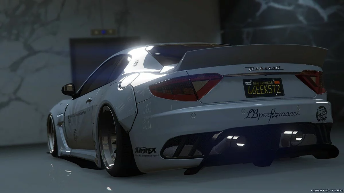 2013 Maserati GranTurismo MC Stradale Liberty Walk [Add-On | Template | Liveries | Custom Rims] 1.0 / GTA 5