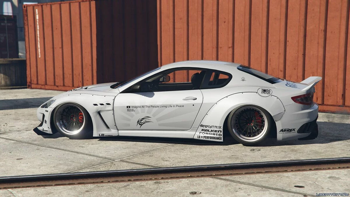 2013 Maserati GranTurismo MC Stradale Liberty Walk [Add-On | Template | Liveries | Custom Rims] 1.0 / GTA 5