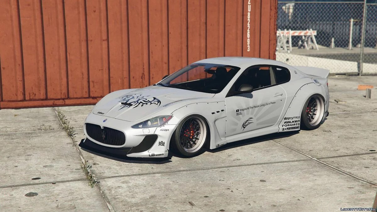 2013 Maserati GranTurismo MC Stradale Liberty Walk [Add-On | Template | Liveries | Custom Rims] 2.0 / GTA 5