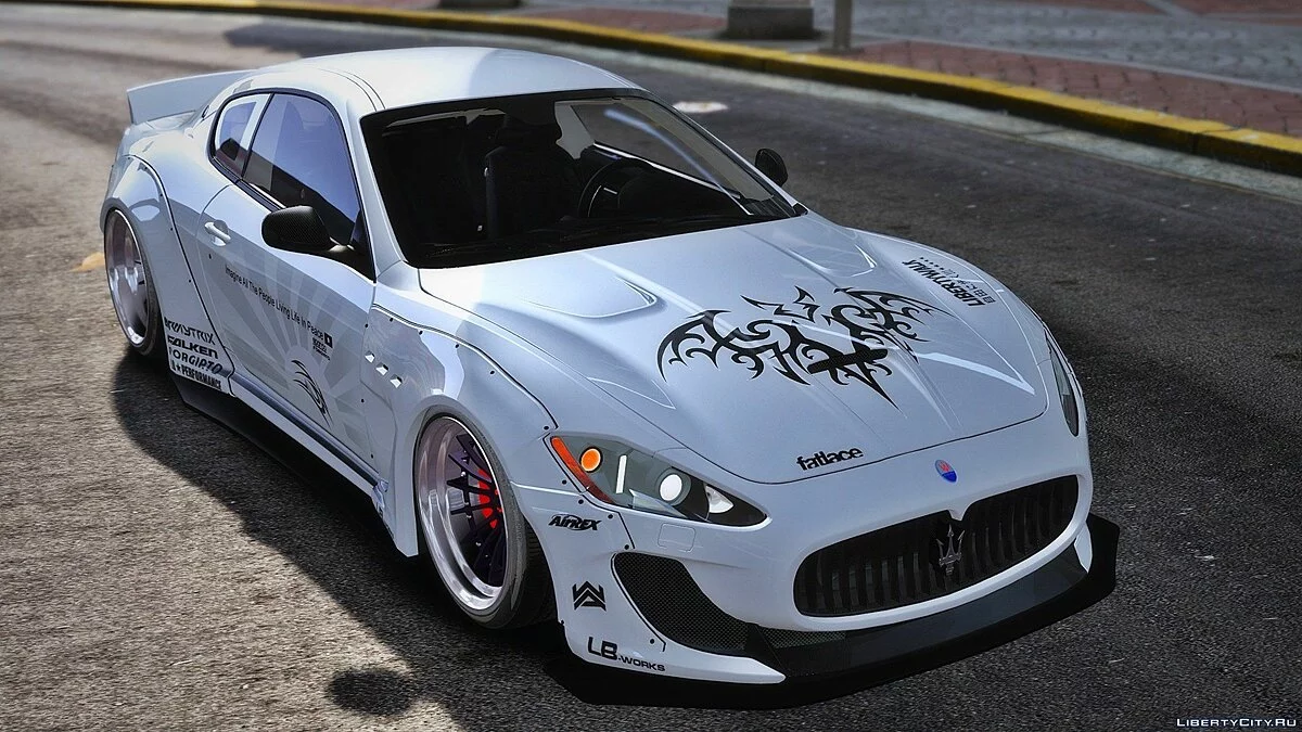 2013 Maserati GranTurismo MC Stradale Liberty Walk [Add-On | Template | Liveries | Custom Rims] 2.0 / GTA 5