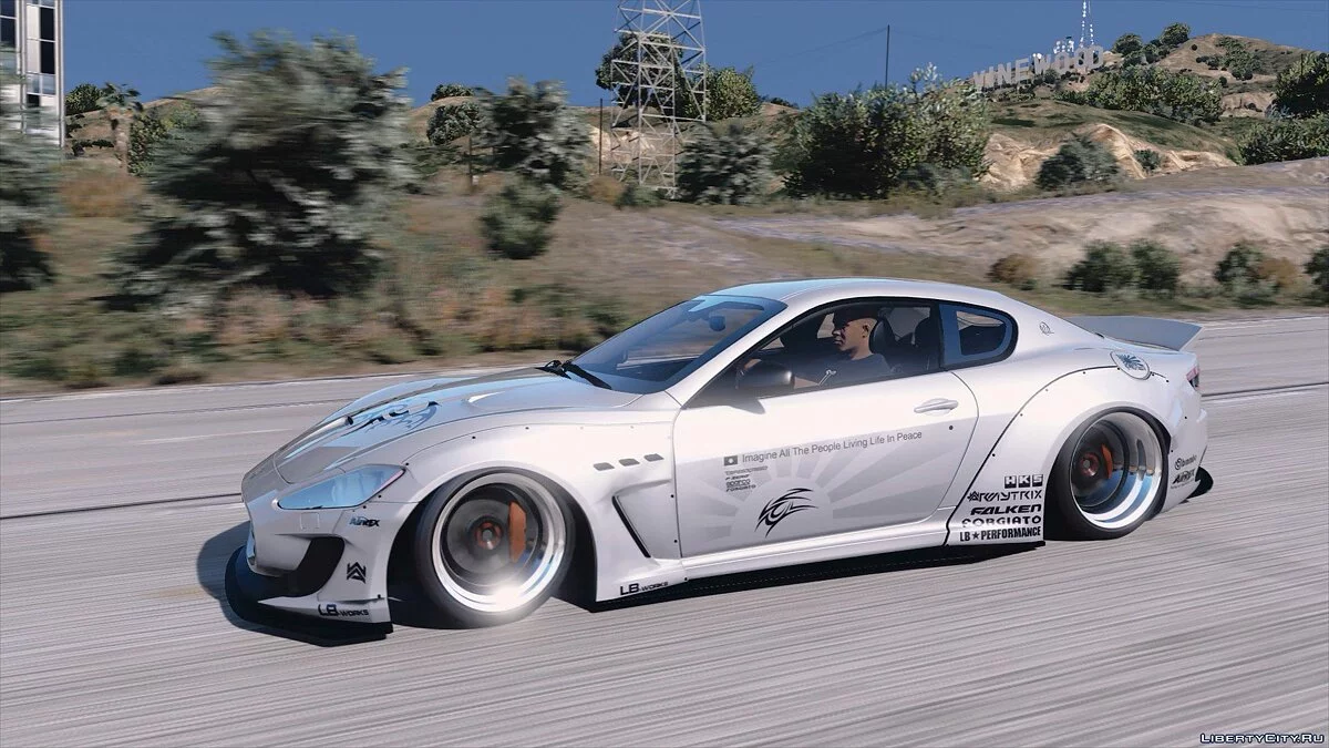 2013 Maserati GranTurismo MC Stradale Liberty Walk [Add-On | Template | Liveries | Custom Rims] 2.0 / GTA 5