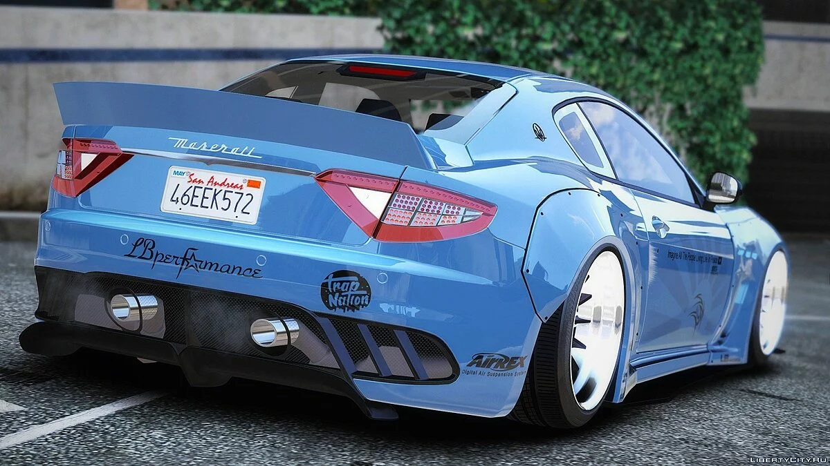 2013 Maserati GranTurismo MC Stradale Liberty Walk [Add-On | Template | Liveries | Custom Rims] 2.0 / GTA 5