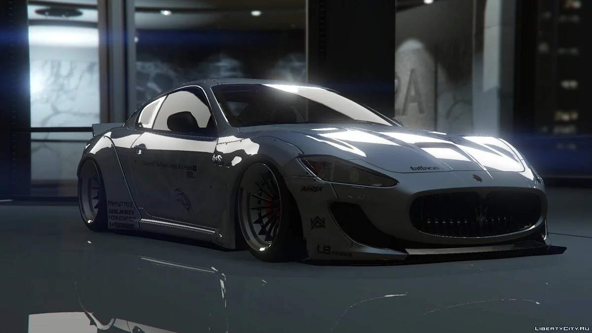 2013 Maserati GranTurismo MC Stradale Liberty Walk [Add-On | Template | Liveries | Custom Rims] 2.0 / GTA 5