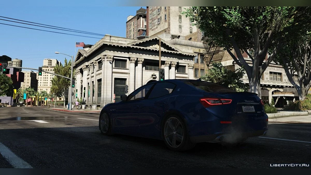 玛莎拉蒂·吉布利 S 无标记 [替换] [ELS] / GTA 5