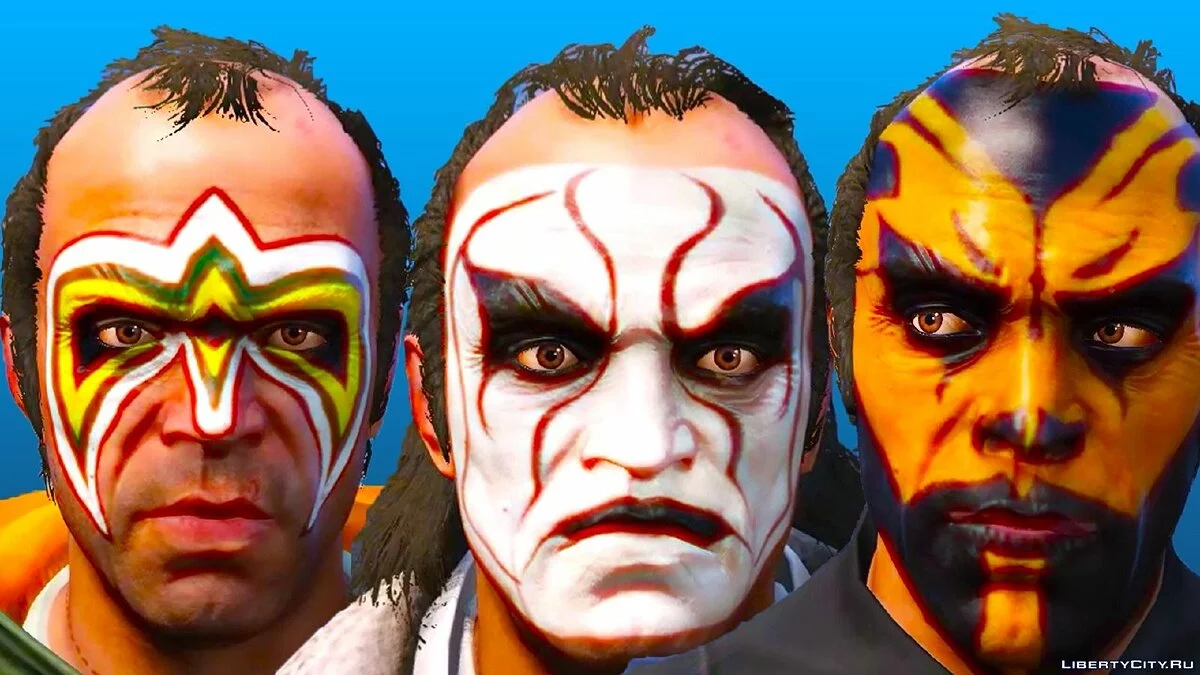 WWE Face-Paint Pack 3.0 / GTA 5