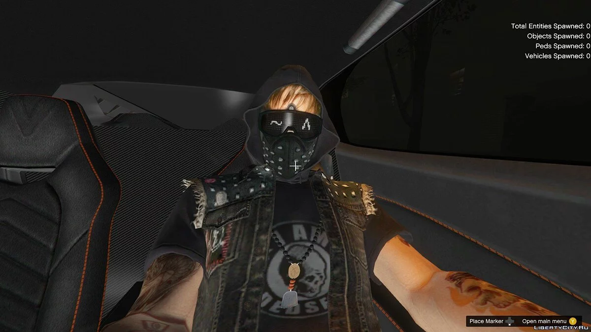 Máscara Wrench de WatchDogs 2 para MP Masculino / GTA 5