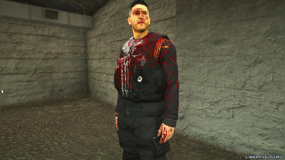 Retexturation sanglante du Punisseur / GTA 5