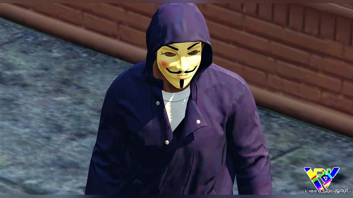 Маска Анонимуса для Франклина / GTA 5