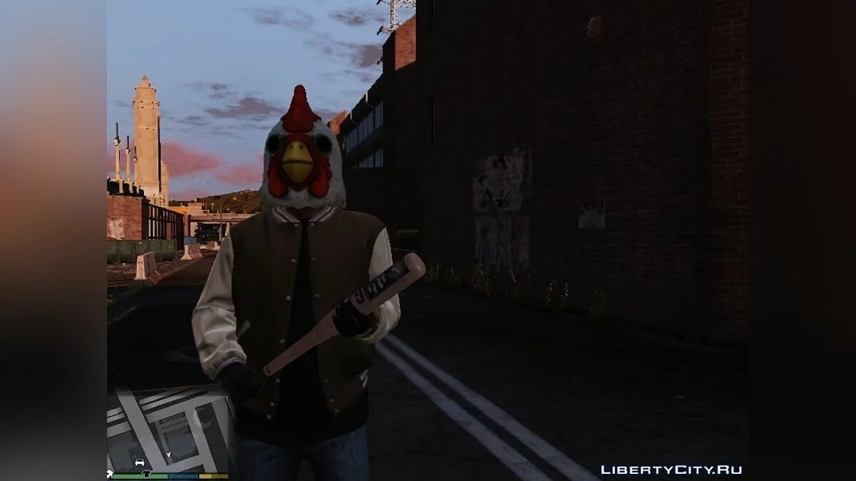 Маска Річарда з гри Hotline Miami / GTA 5