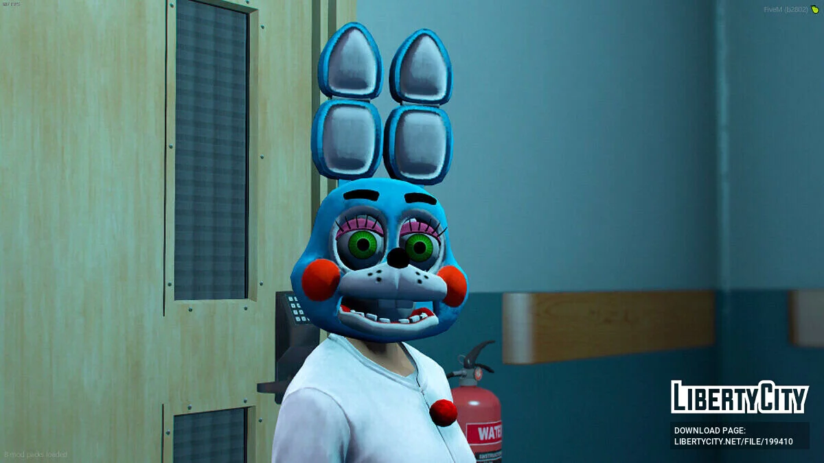 Toy Bonnie - FNAF Mask [ Female/Male ] 1.0 / GTA 5