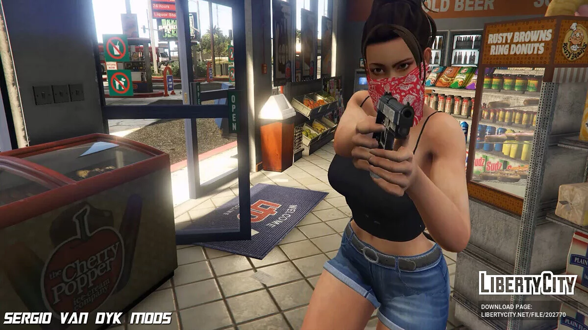 Lucia з GTA 6 (Повсякденне вбрання) / GTA 5