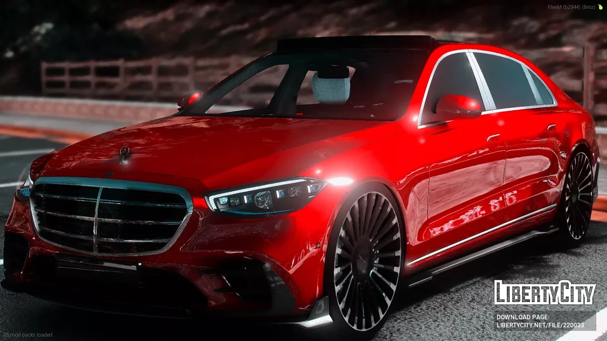 Custom 2022 Mercedes S680 Mansory / GTA 5