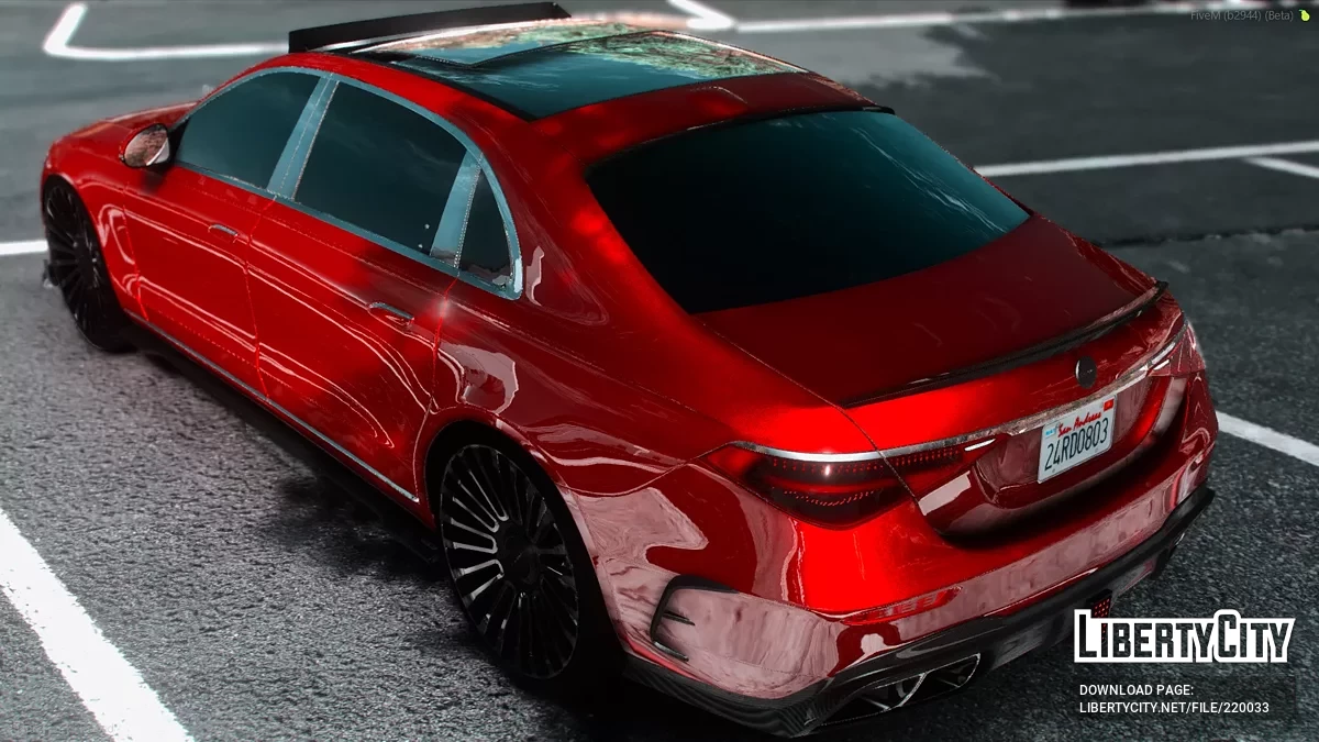 Custom 2022 Mercedes S680 Mansory / GTA 5