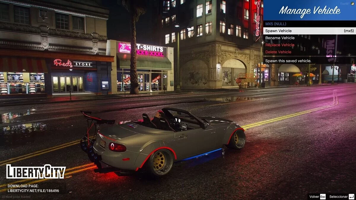Mazda MX5 Rainbow Edition / GTA 5