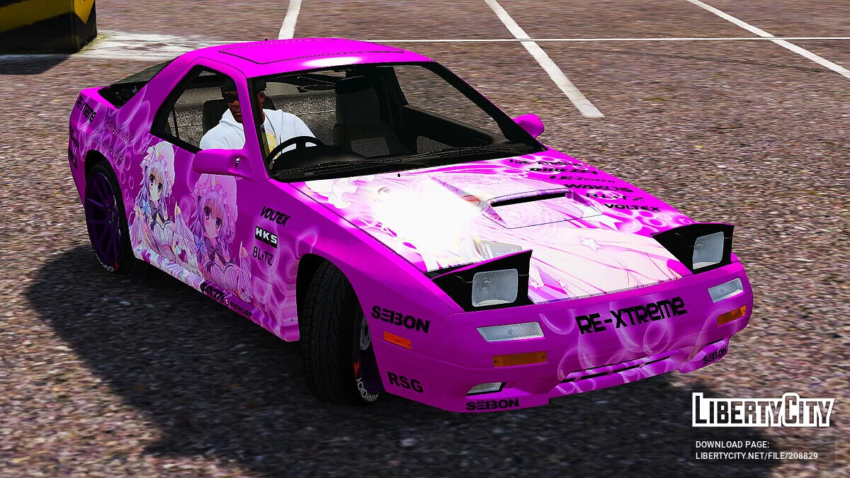 Mazda RX-7 FC3S Itasha / GTA 5