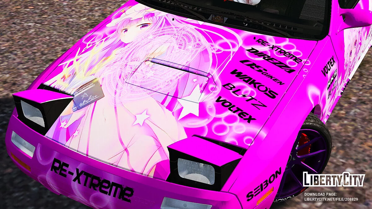 Mazda RX-7 FC3S Itasha / GTA 5