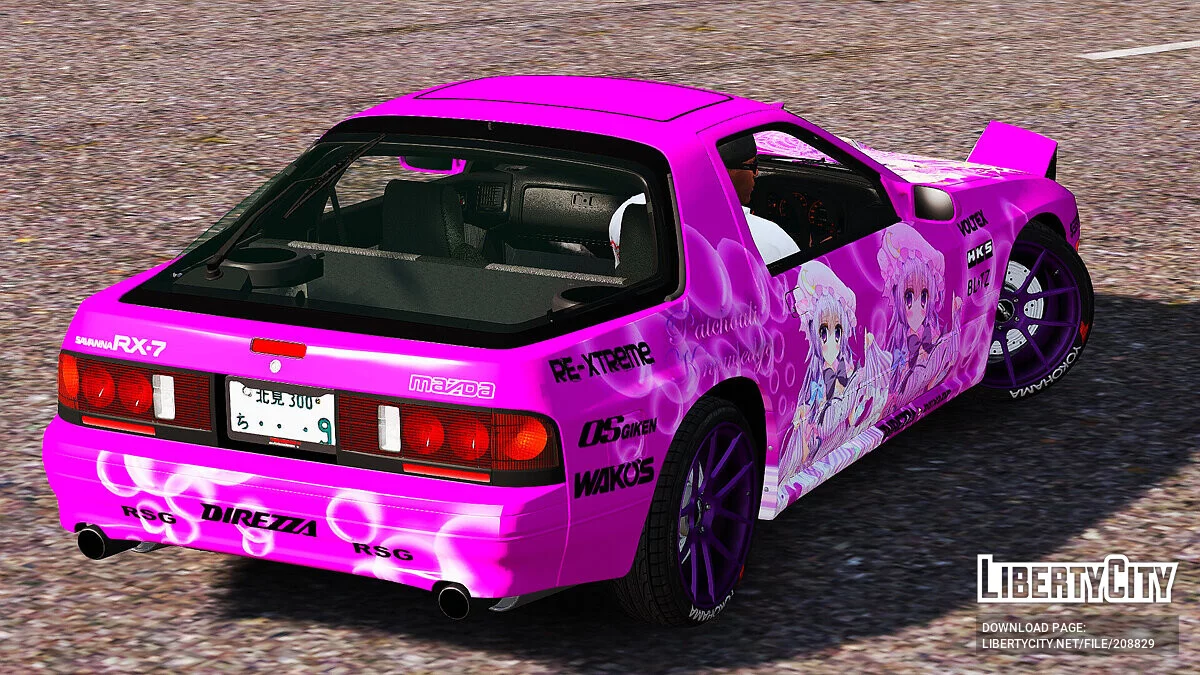 Mazda RX-7 FC3S Itasha / GTA 5