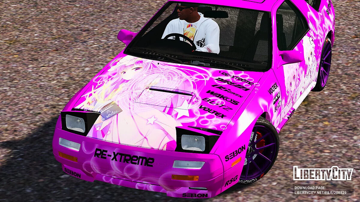 Mazda RX-7 FC3S Itasha / GTA 5