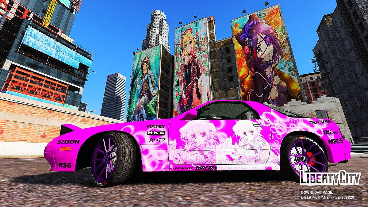Mazda RX-7 FC3S Itasha / GTA 5