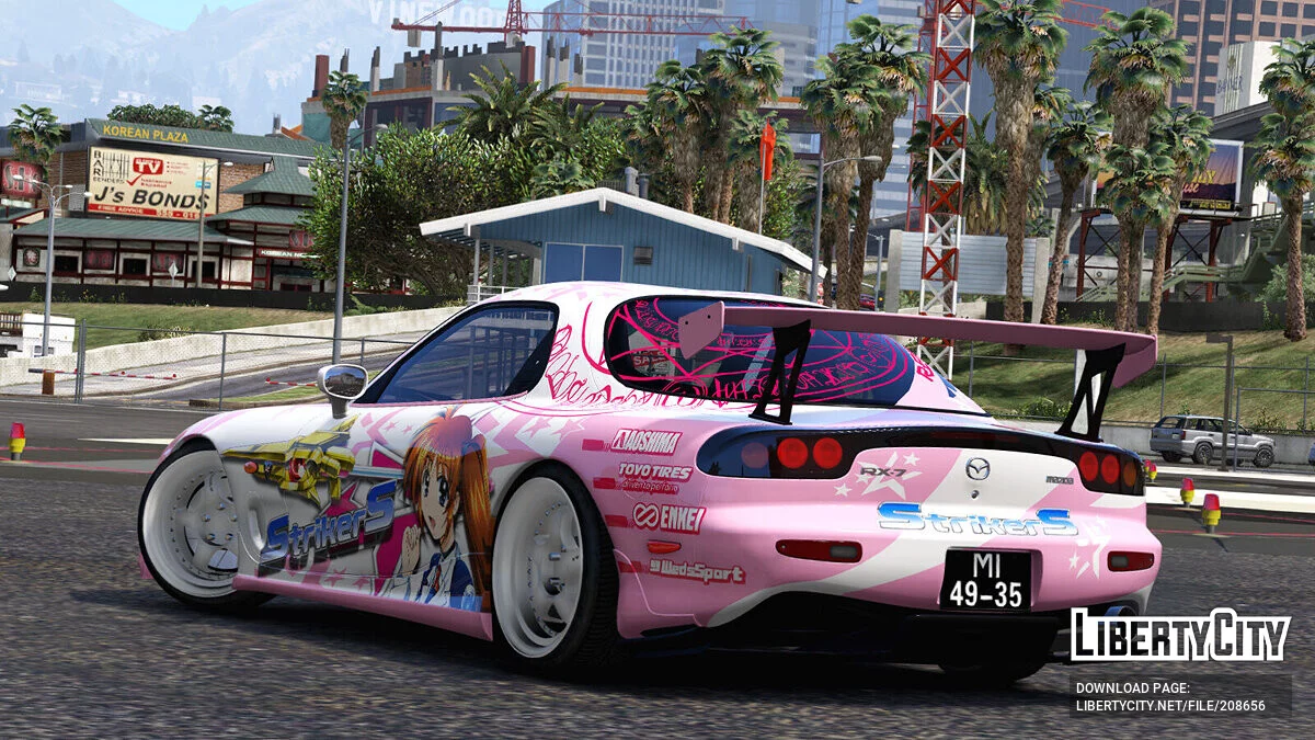 Mazda RX-7(FD3S) Mahou Shoujo Lyrical Nanoha StrikerS / GTA 5