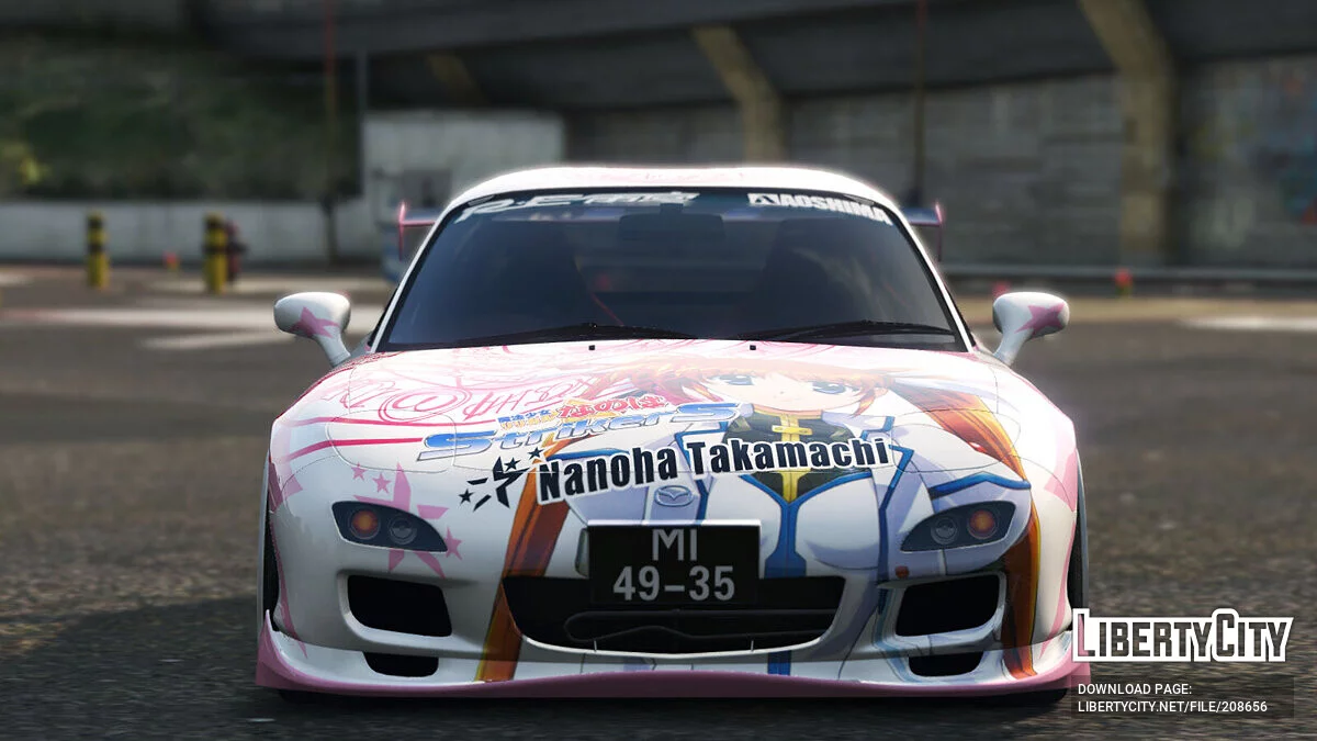 Mazda RX-7(FD3S) Mahou Shoujo Lyrical Nanoha StrikerS / GTA 5