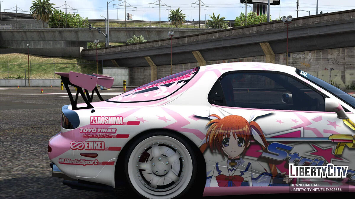 Mazda RX-7(FD3S) Mahou Shoujo Lyrical Nanoha StrikerS / GTA 5