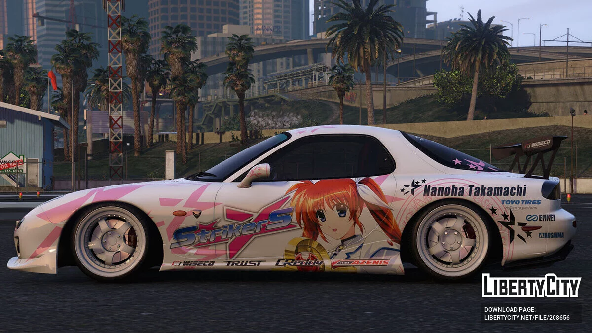 Mazda RX-7(FD3S) Mahou Shoujo Lyrical Nanoha StrikerS / GTA 5