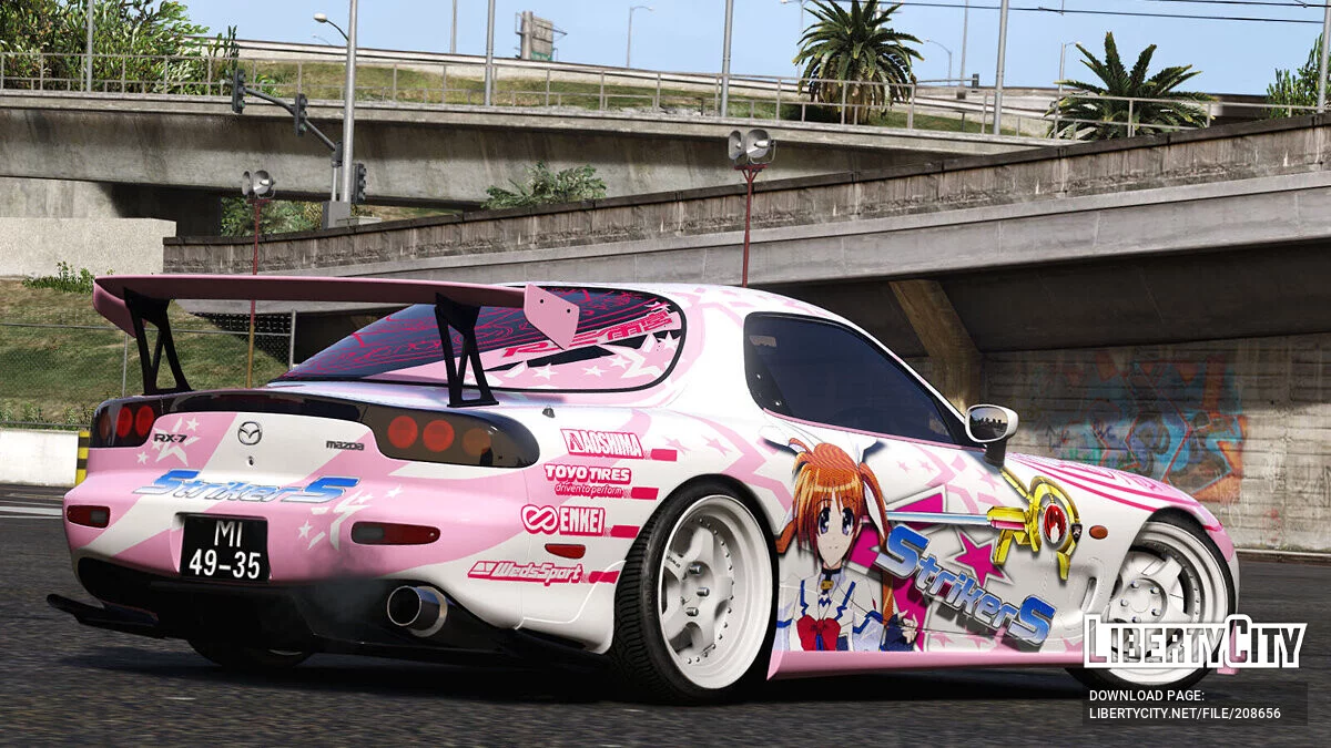 Mazda RX-7(FD3S) Mahou Shoujo Lyrical Nanoha StrikerS / GTA 5