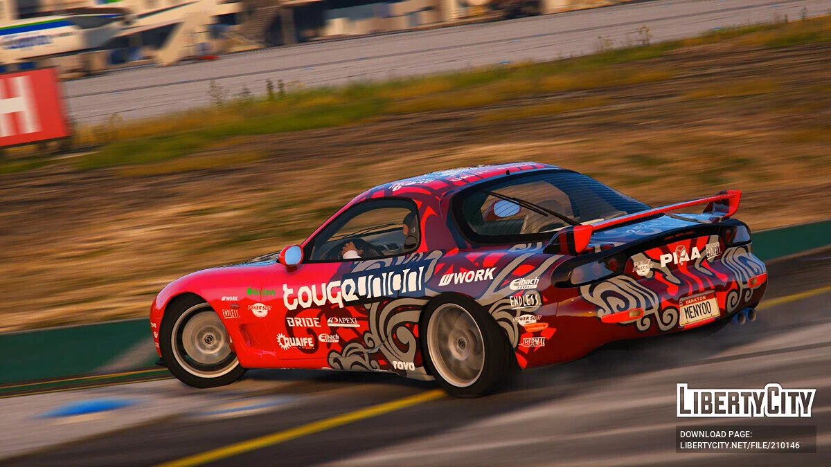 Mazda RX7 (Vinil de Aki Kimura) Drift King's / GTA 5