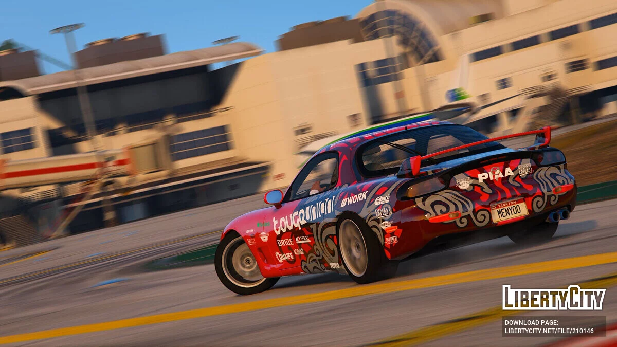 Mazda RX7 (Vinil de Aki Kimura) Drift King's / GTA 5