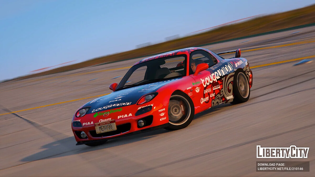 Mazda RX7 (Vinil de Aki Kimura) Drift King's / GTA 5