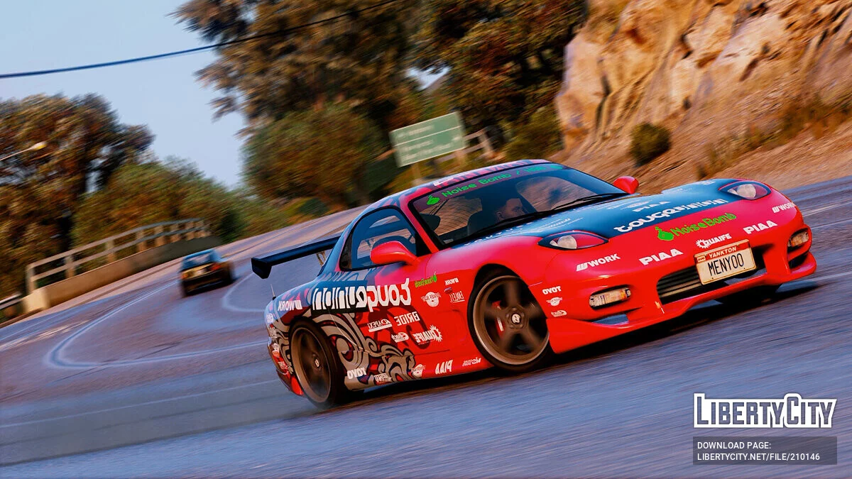 مازدا RX7 (فينيل أكي كيمورا) Drift King's / جي تي أي 5