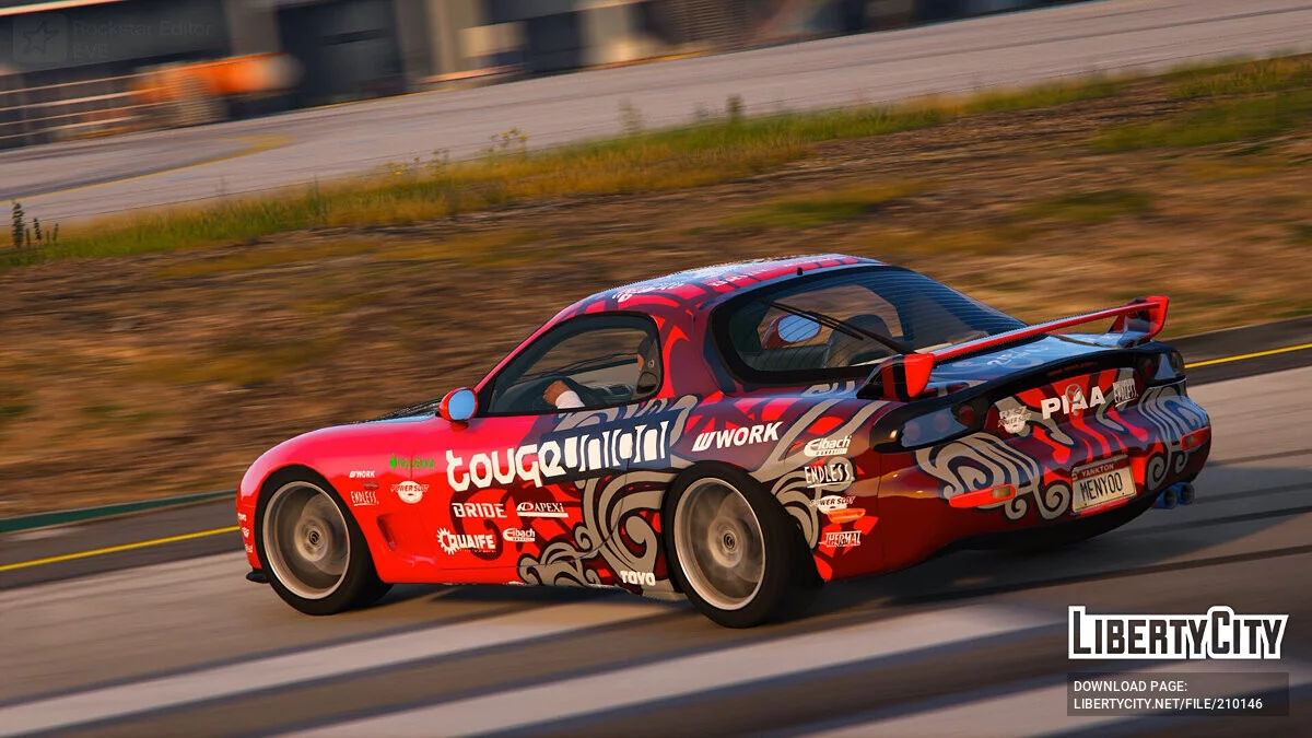 مازدا RX7 (فينيل أكي كيمورا) Drift King's / جي تي أي 5