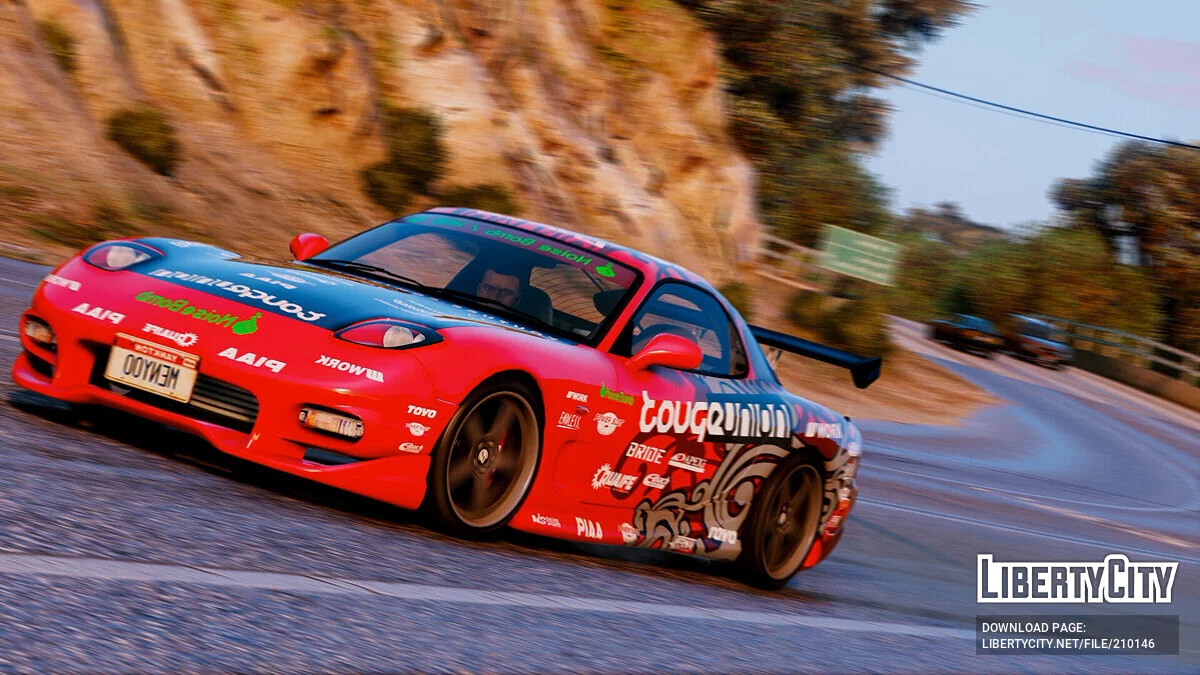 مازدا RX7 (فينيل أكي كيمورا) Drift King's / جي تي أي 5