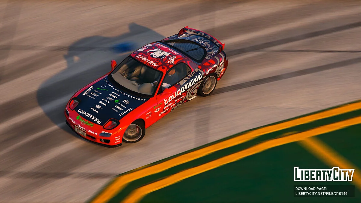 Mazda RX7 (Vinil de Aki Kimura) Drift King's / GTA 5